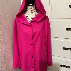 Women's Pink Hooded Jacket